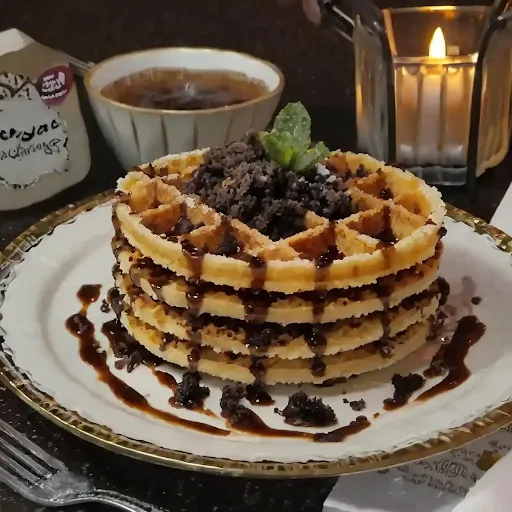 Caramel Brownie Waffle