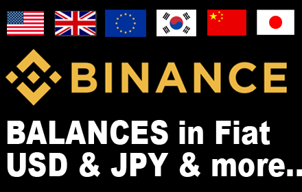 Binance balances in Fiat Currency Preview image 0