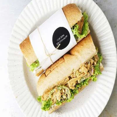 Chicken Stroganoff Sandwich