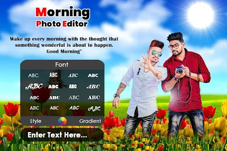 Good Morning Photo Editor(圖6)-速報App