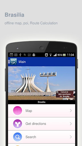 Brasilia Map offline