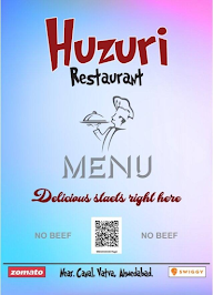 Huzuri Restaurant menu 2