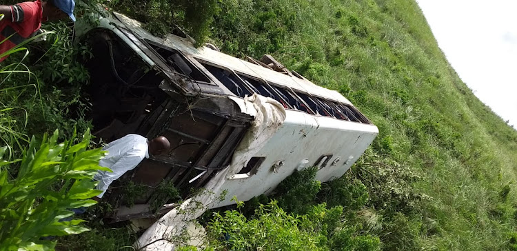 Twenty-one people are confirmed dead and several injured after a bus travelling to Butterworth rolled down a steep embankment.