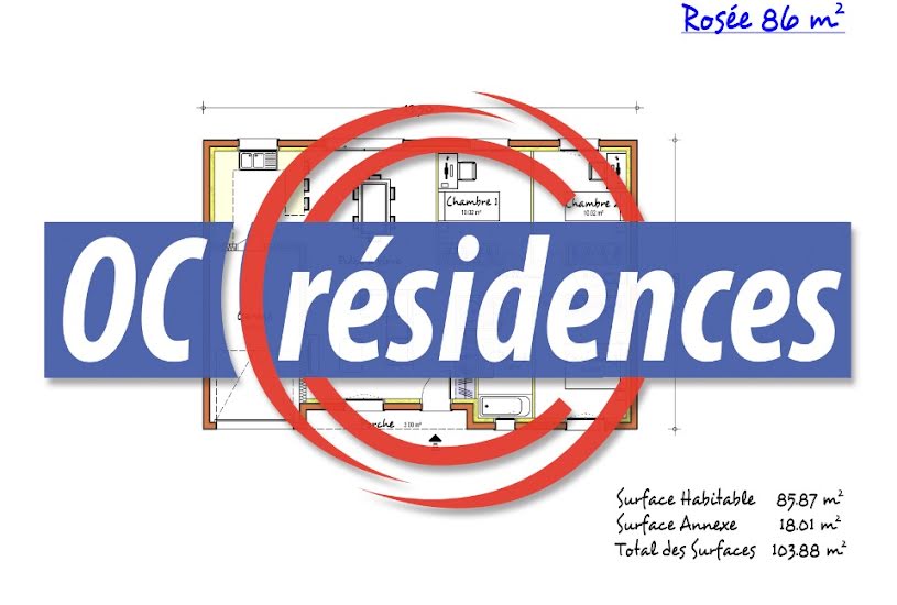  Vente Terrain + Maison - Terrain : 865m² - Maison : 88m² à Lisle-sur-Tarn (81310) 