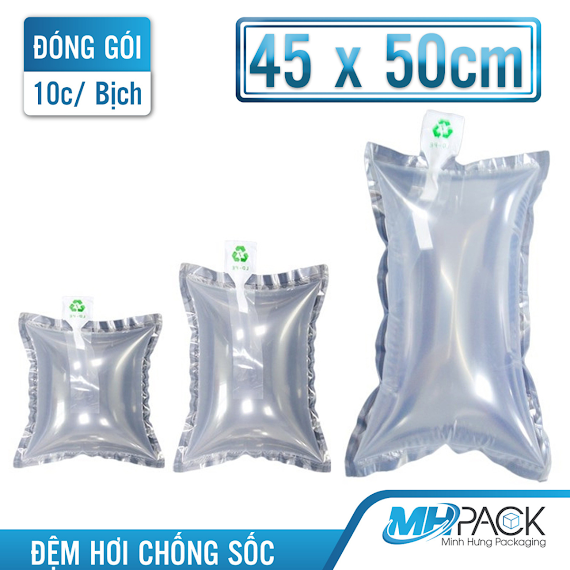 Túi Đệm Khí Chống Sốc [10 Cái] 45X50Cm Bong Bóng Khí Đệm Hơi, Túi Hơi Đệm Khí, Đệm Hơi Chèn Hàng Chống Sốc - Mhapck