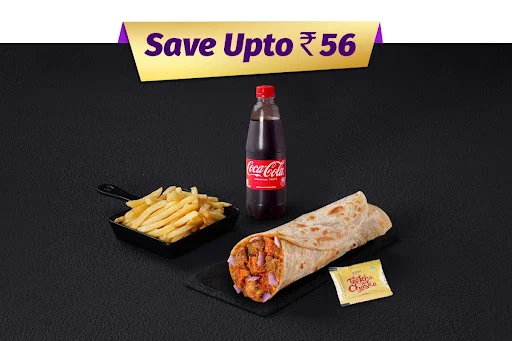 Non-Veg Signature Wrap, Side & Beverage Meal At 299