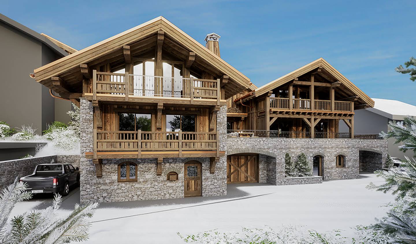 Chalet with panoramic view and terrace MERIBEL