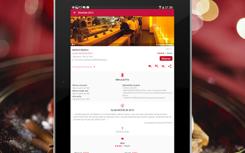 MICHELIN Restaurants - Android Apps on Google Play