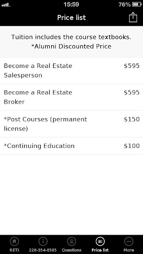 MS Real Estate Courses