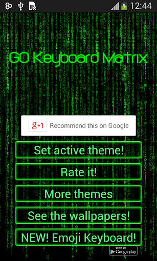 GO Keyboard Matrix