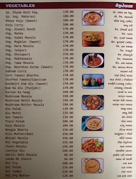 Shyam Rath Restaurant menu 3