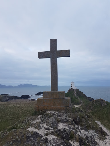 Monument on Llanddwyn's Island