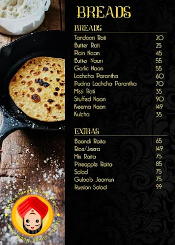 Mutton Singh Gobhi Kaur menu 