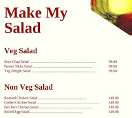 Make My Salad menu 1