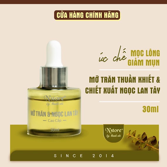 Serum Mỡ Trăn Ngọc Lan Tây N'store Triệt Lông, Dưỡng Da, Chấm Mụn 12H