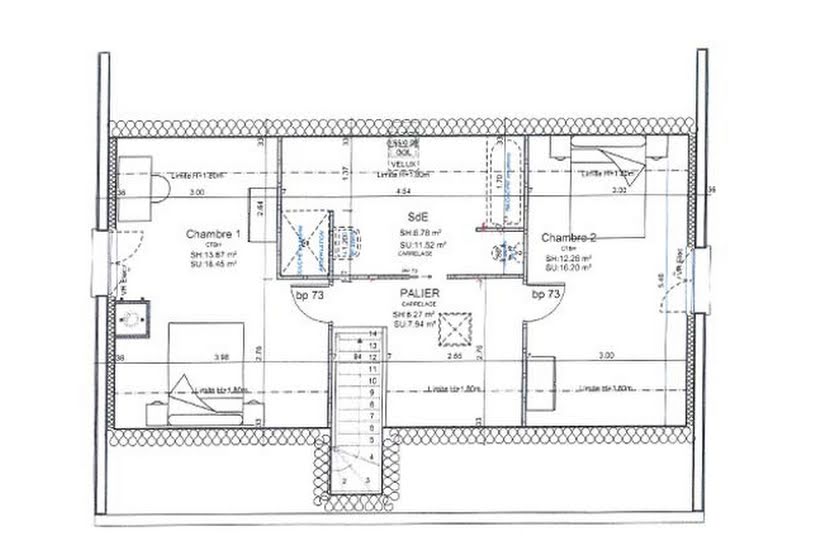  Vente Terrain + Maison - Terrain : 830m² - Maison : 103m² à Breuilpont (27640) 