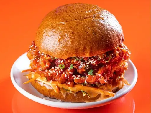 Korean Fried Chicken Burger