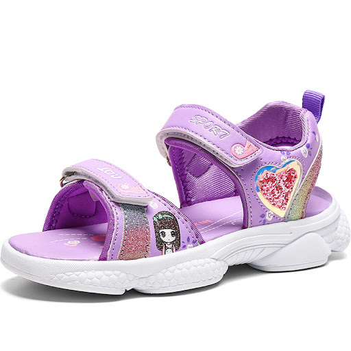 Title 7, Girls Lightweight Soft Sole Sneakers Comfortab...