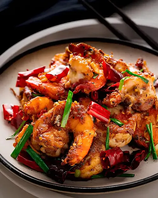 Prawns Manchurian Dry