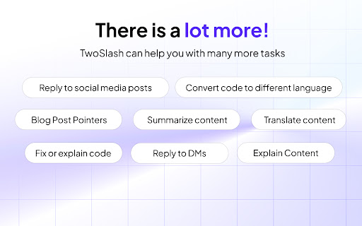 TwoSlash: An OpenAI ChatGPT Chrome Extension