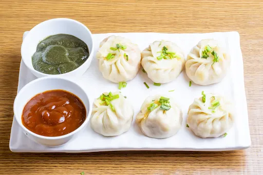 Veg Steam Momos [6 Pieces]