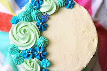 Lemon and Blueberry Layer Cake