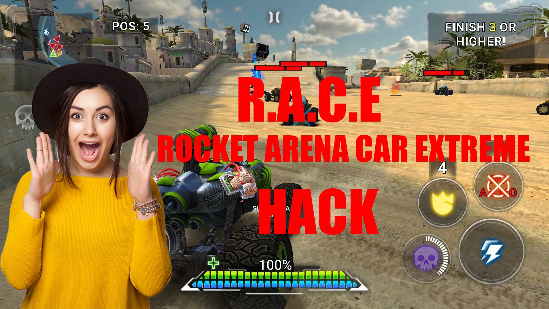 RACE Rocket Arena Car Extreme Hack Crystals Cheat Android IOS