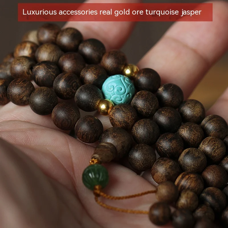 Bracelet de corde d'encens chiné de mode pour hommes et femmes. Un accessoire unisexe pour la détente et le style, alliant bien-être et élégance au quotidien.