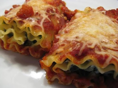 Spinach Lasagna Roulade