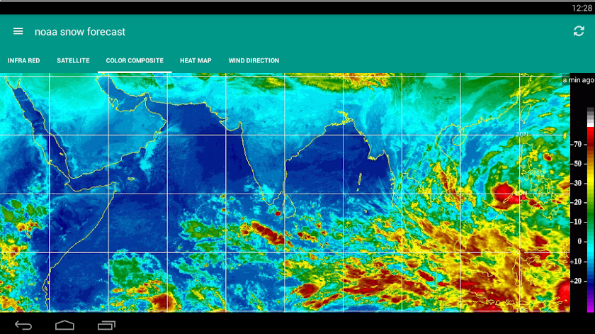 weather satellite radar - maps Screen 2