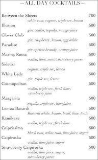 Bar Palladio menu 6