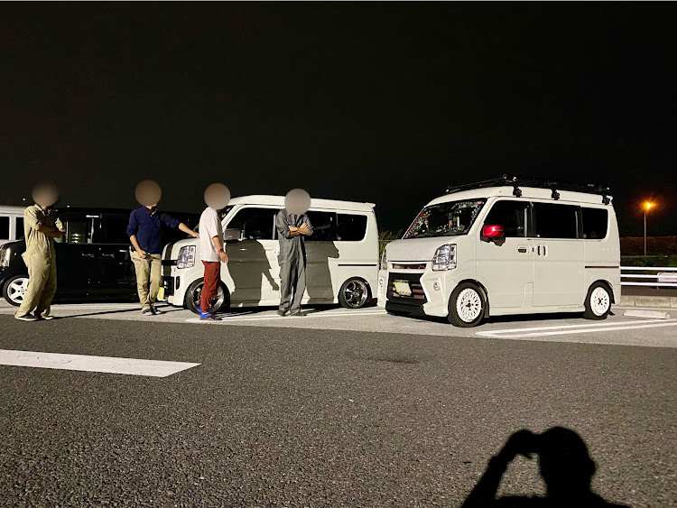 エブリイワゴンのDA64W・クルマ三昧の休日・楽しい寝不足・夜会からの作業はツラい(笑)に関するカスタム事例の投稿画像4枚目