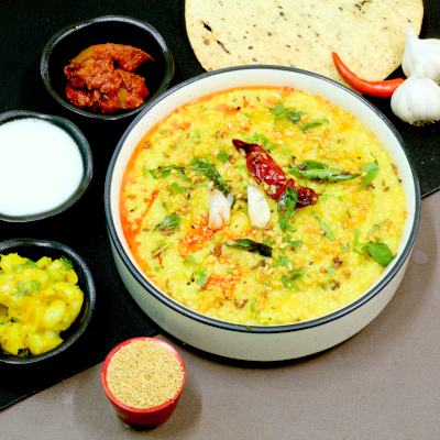 Garlic Tadka Millet Khichdi