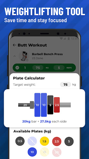 Screenshot Gym Workout Tracker: Gym Log