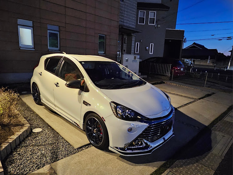 アクアG'sの💈・💈の駐車場に関するカスタム事例の投稿画像3枚目
