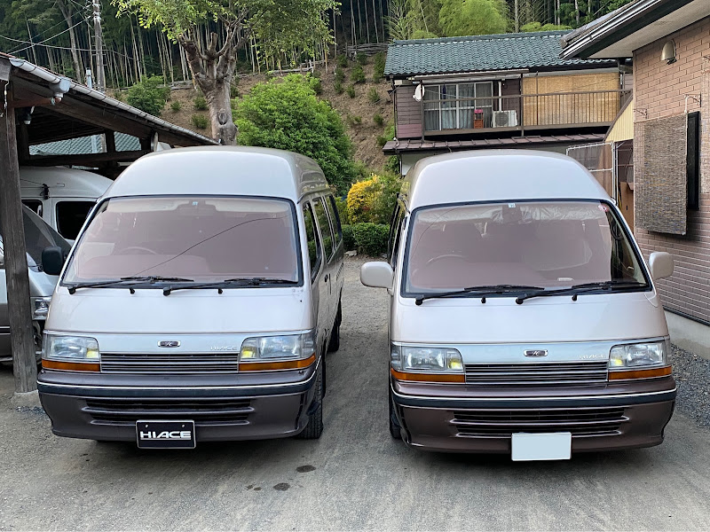 ハイエースワゴンの不正改造車取締月間・洗車・ハイルーフ