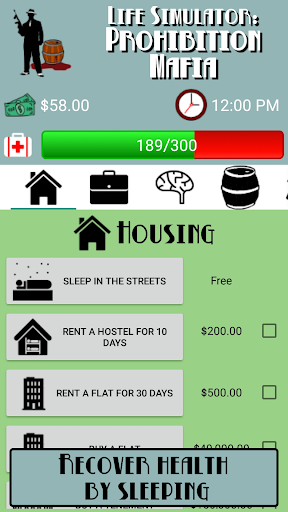 Code Triche Life Simulator: Prohibition Mafia  APK MOD (Astuce) screenshots 5