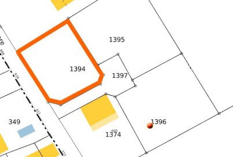  Vente Terrain à bâtir - 840m² à Saint-Jodard (42590) 