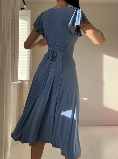 Title 10, Short-sleeve One-piece Dress For Women Flounced...