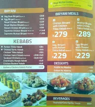 Paradise Biryani menu 1