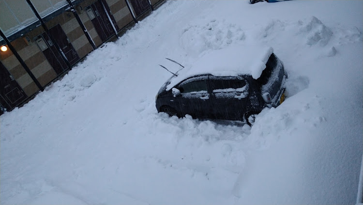 ミライースの爆弾低気圧・スタックしました・原形がない・大雪・無理難題に関するカスタム事例の投稿画像13枚目