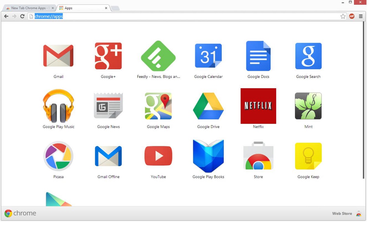 New Tab with Apps Preview image 0