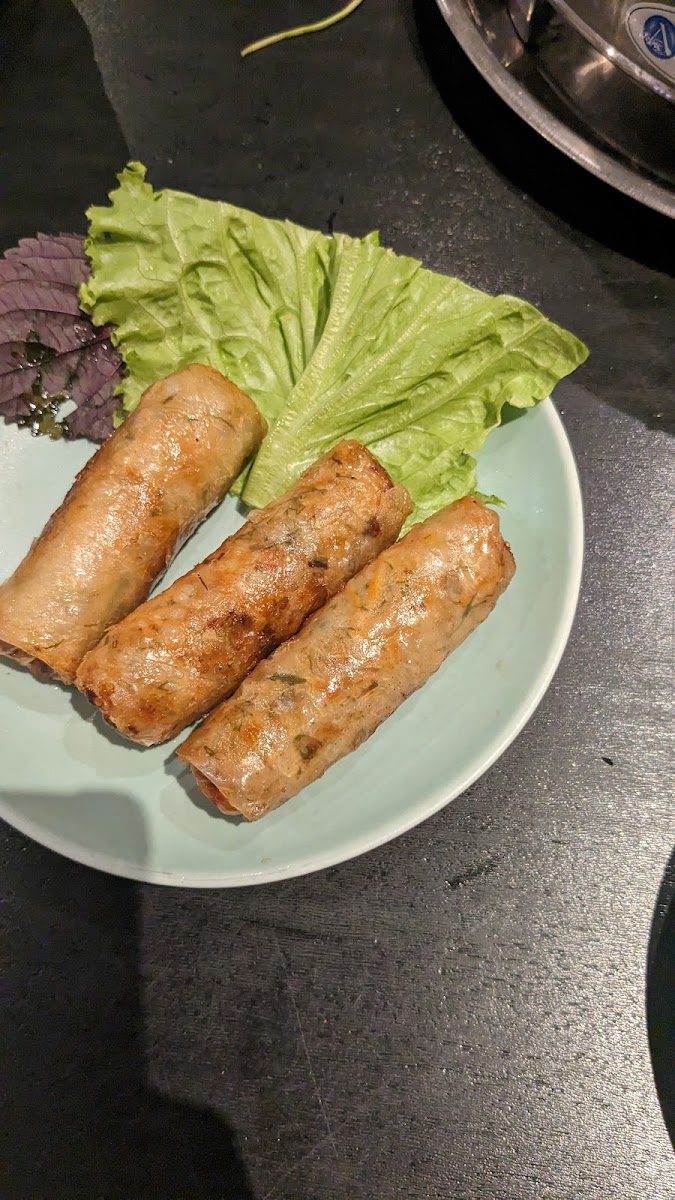 Fish spring rolls