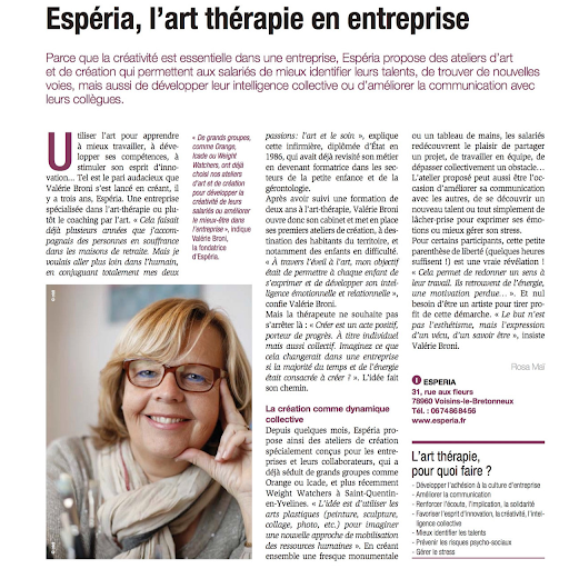 article presse Valérie Broni coaching santé bien-être développement personnel