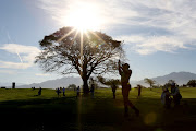 Erik van Rooyen plays his second shot on the 12th fairway during the second round of the Mexico Open at Vidanta Vallarta on Friday. 