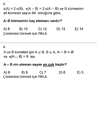 Açık Lise Soru ve Cevap