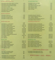 A1 Chinese And Biryani Corner menu 1