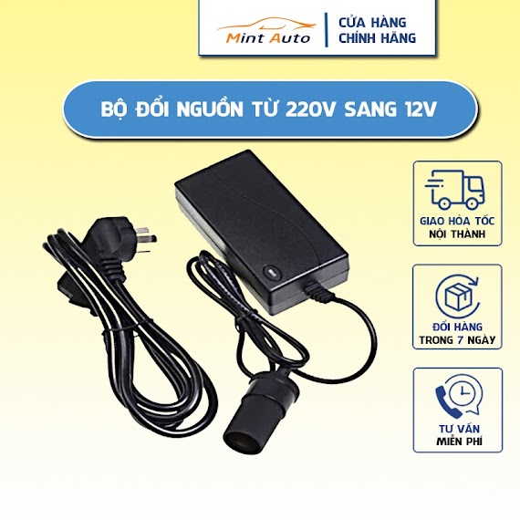 Bộ Đổi Nguồn Từ 220V Sang 12V Adapter Chuyển Đổi Nguồn Điện Đảm Bảo An Toàn