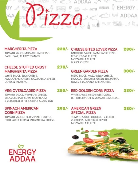 ENERGY ADDAA menu 