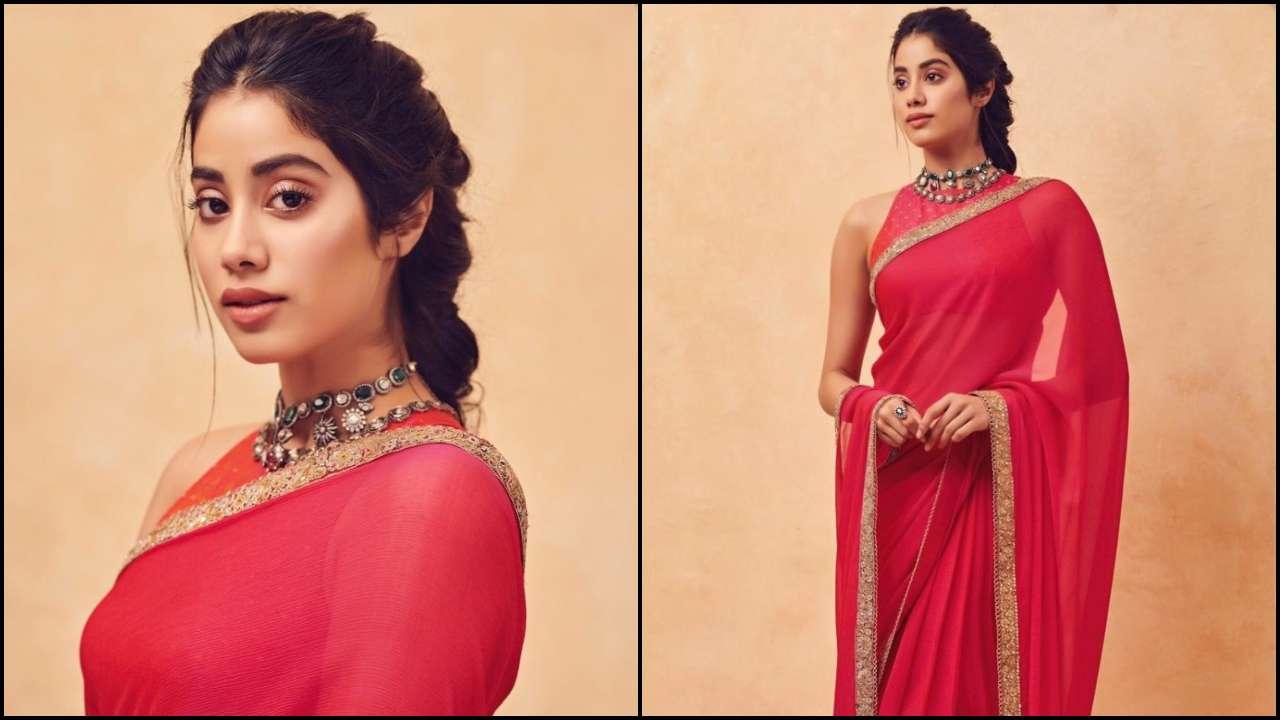 Janhvi Kapoor looks drop-dead gorgeous in saree | IWMBuzz